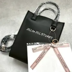 ✨新品✨タグ付✨ジルスチュアート チャーム付きトート ショルダーバッグ ブラック
