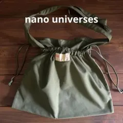 未使用 nano universe ナノユニバース エプロンバッグ カーキのサムネイル
