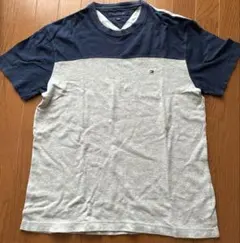 h*6様 TOMMY HILFIGER VネックTシャツ ネイビー/グレー