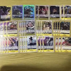 ワンピースカード　黒ひげ海賊団デッキパーツ