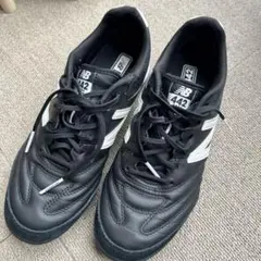 美品New Balance 442 ブラック/ホワイト 25cm
