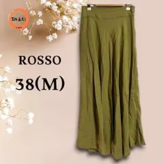 ロッソ　レディース　ロングフレアスカート　オリーブグリーン系　38(M)のサムネイル