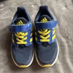 adidas ネイビー/イエロー スニーカー