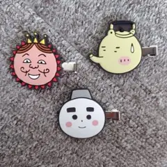 コジコジ ゲラン やかんくん コロ助 前髪クリップ3点セット