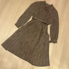 古着　ワンピース　共布ベルト付き