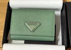 ✨Sランク✨ PRADA ミニ財布 サフィアーノレザー サフィアーノマルチ