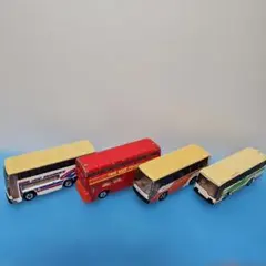 トミカ バス　4台セット　日本製のサムネイル