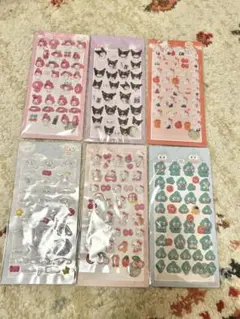 サンリオ　ぷっくりシール　ハローキティ　ハンギョドン　シナモン　クロミ　マイメロ