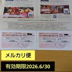 MRKホールディングス　株主様特別優待割引券