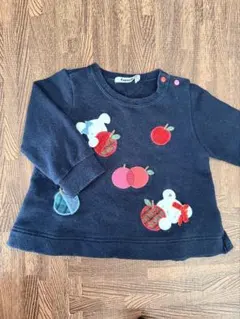 ファミリア ネイビー トレーナー 80cm