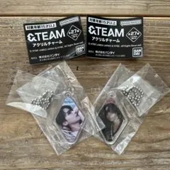 &team　アクリルチャームガチャガチャ　ニコラス 2点セット