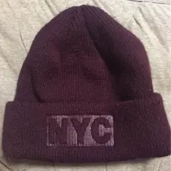 NYCニット帽(未使用に近い)