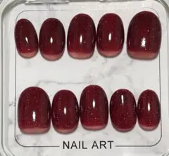 M105 ワンカラー ネイルチップ(No187)