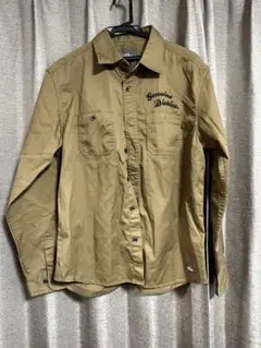 Dickies 長袖シャツ XL カーキ