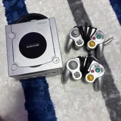 Nintendo GameCube シルバー 本体 コントローラー2個 希少