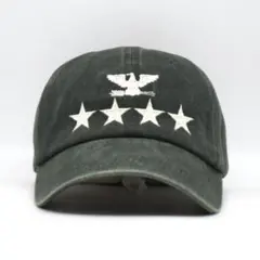 ⭐︎新品 オリジナル 刺繍 ベースボール キャップ 星 鷲 イーグル ミリタリー