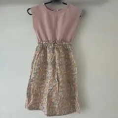 PAIR MANON ドッキング花柄ワンピース