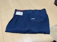 作業ズボン　ベトナムズボン　濃紺　ツータック