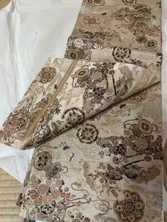 着物 帯 振袖 ゴールド 和装 成人式