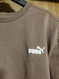 PUMA ブラウン 長袖トレーナー