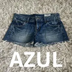 美品AZULデニムショートパンツ27S-M160kidsのサムネイル