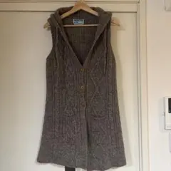 John Molly アランニットベストロング