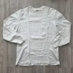 UNIQLO U　クルーネックT(長袖)　ホワイト　白　Mサイズ