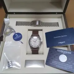保証期間中！LONGINES シルバーアロー　純正ブレス付のサムネイル