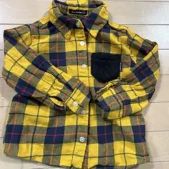 Moujonjon 長袖シャツ 100cm チェック