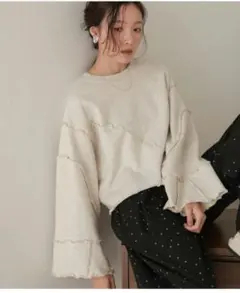 Bab 前後2WAY メロースウェットトップス