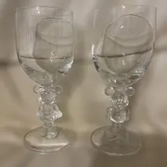 ミッキー ワイングラス 2個セット