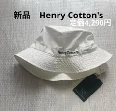 未使用　Henry Cotton's コットン　バケットハット　帽子　キャップ