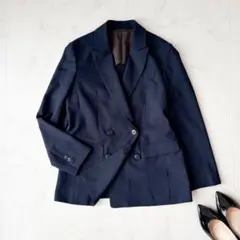 美品✨《ザスーツカンパニー シー》金子綾　Oggi×TSC ダブルジャケット L