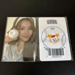 TWICE サナ HOME9ROUND popup ベースボール トレカ