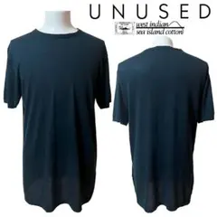 【美品】UNUSED　シーアイランドコットン ニット Ｔ-シャツ【２】のサムネイル
