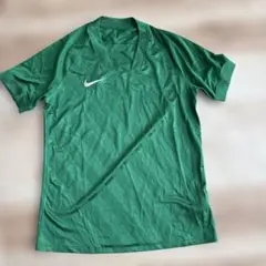 Nike Dri-FIT グリーン Vネックシャツ サッカー