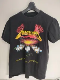 メタリカ  ビンテージティシャツ  メタルマスター　マスターオブパペット Vintage 80s 1987 Metallica Original Master of Puppets Tour Black T