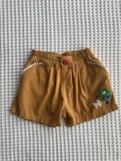 プチジャムpetitjamコーデュロイショートパンツ100cm