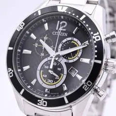 CITIZEN シチズン エコドライブ クロノグラフ メンズ 腕時計 稼働品
