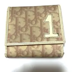 Christian Dior ディオール 二つ折り財布 トロッター柄 リボン - メルカリ