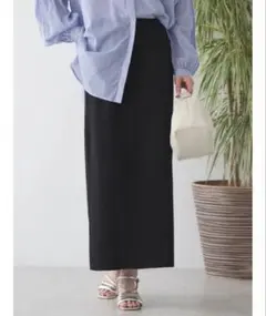 新品 アメリカンホリック 針抜きテレコタイトスカート M 黒