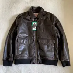 【新品】　Levis A-2 フライトレザージャケット　ダークブラウン　XL