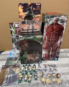 一番くじ 進撃の巨人 獣の巨人は俺が仕留める～フルコンプセット　計39点セット