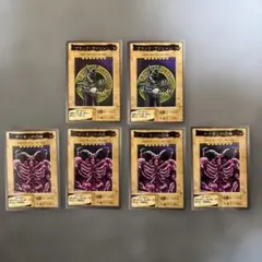 バンダイ版　遊戯王　ブラックマジシャン２枚　デーモンの召喚４枚セット