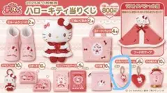 ハローキティー当たりくじハート型バッグチャーム A ピンク