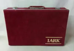 昭和レトロ　赤　LARK　トランク　アタッシュケース　小物入れ　アンティーク