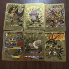 最終値下げ‼️ 海外限定版 ポケモンゴールドカード メタリック仕様