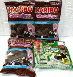 ま*け様 お菓子詰め合わせ チョコマシュマロ ×3袋 濃厚 チョコブラウニー ×のサムネイル