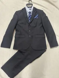 v.o.w.w. ストライプ フォーマルスーツ 150 ブラック 卒業式