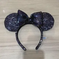 ミニーカチューシャ ディズニーカチューシャ スパンコール